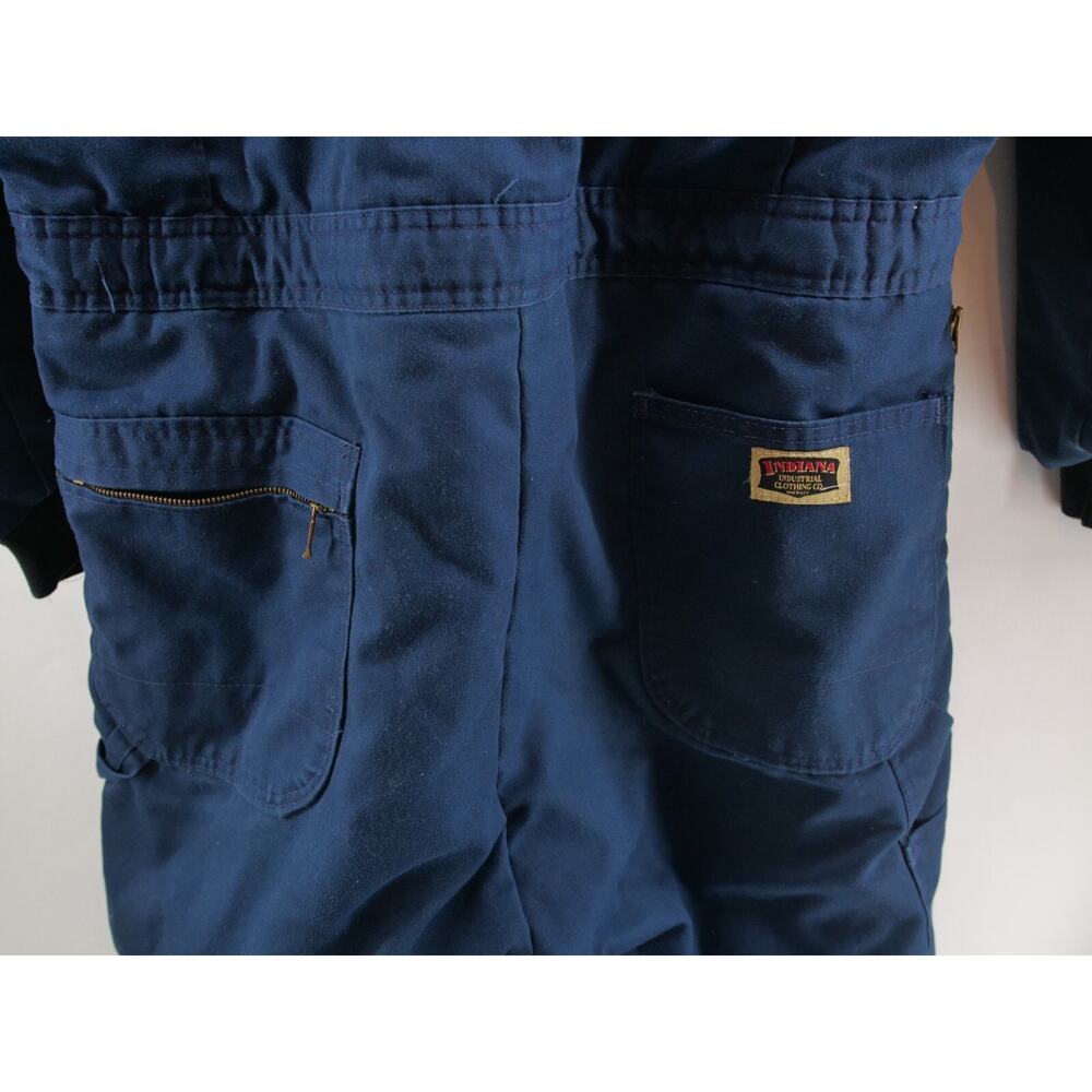 Vintage Indiana Industrial Clothing Blanket Lined Coveralls Workwear Made In USA - Picture 12 of 14